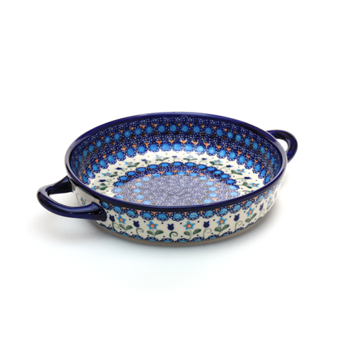 ポーランド陶器　オーブン皿