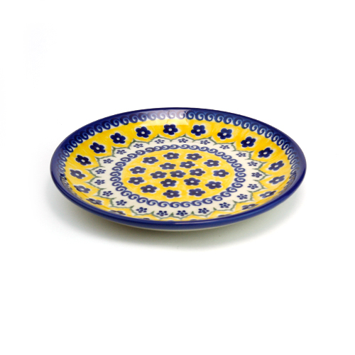 ポーランド陶器　平皿φ17cm
