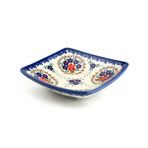 スクエアボウル・ポーリッシュポタリー(ポーランド食器)