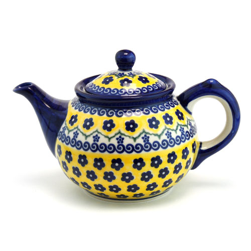 ティーポット（大）ポーリッシュポタリー(ポーランド食器)