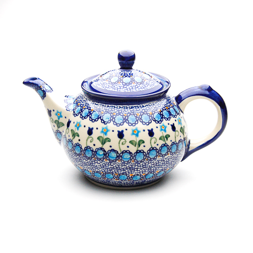 ティーポット（大）ポーリッシュポタリー(ポーランド食器)