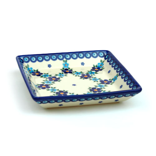 スクエアプレート・ポーリッシュポタリー(ポーランド食器)