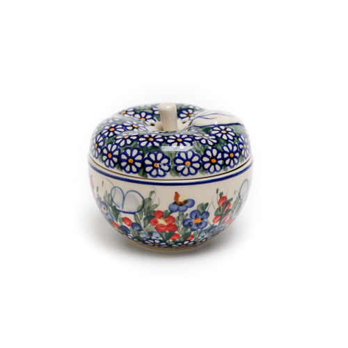 ポーランド陶器　ミニりんごポット