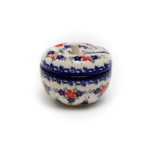 ポーランド陶器　ミニりんごポット