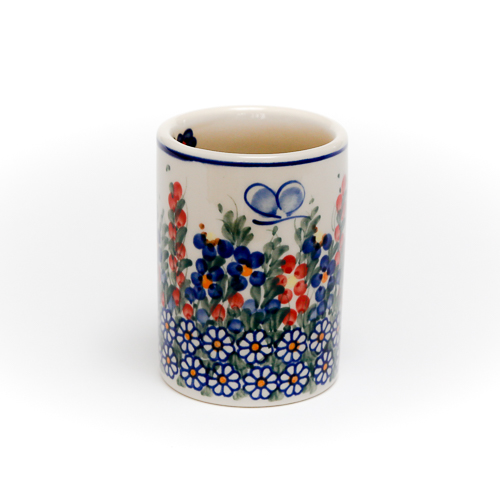 ポーランド陶器　カトラリースタンド