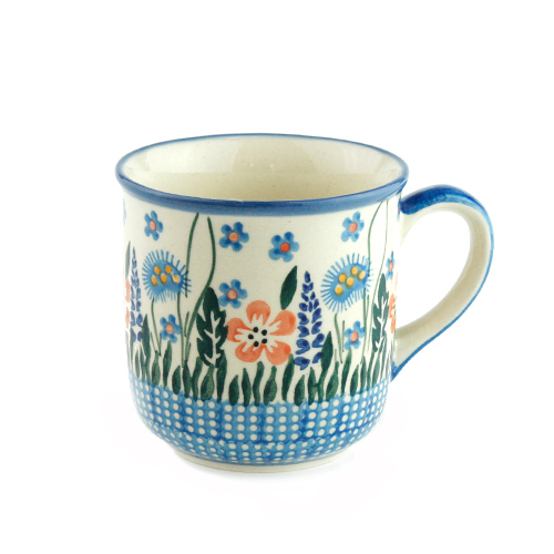 ポーランド陶器　マグカップ・大