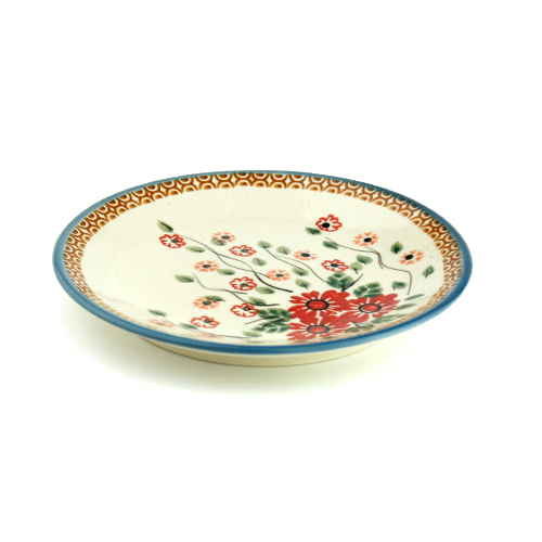 ポーランド陶器　平皿φ17cm