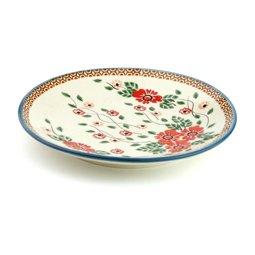 ポーランド陶器　平皿φ19cm