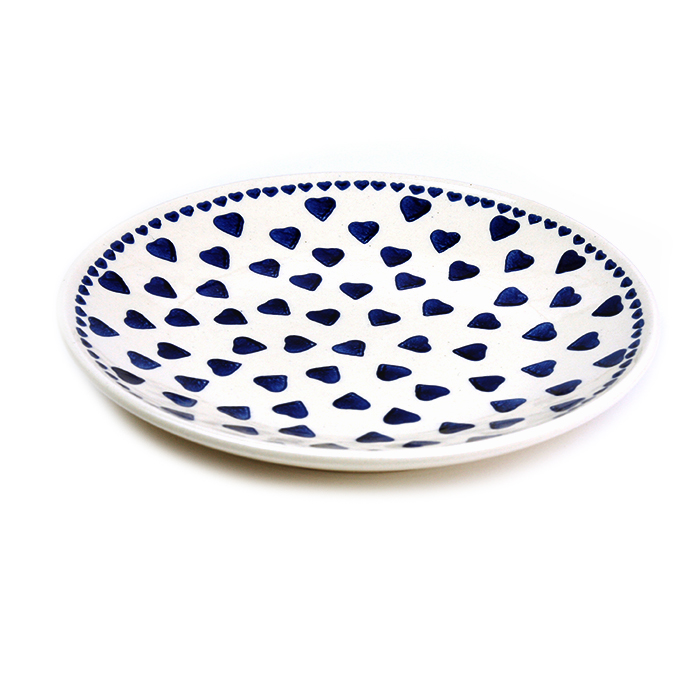 ポーランド陶器　平皿φ19cm