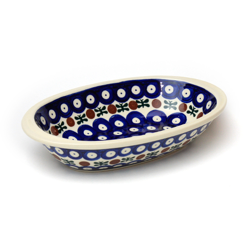 ポーランド陶器　オーブン皿