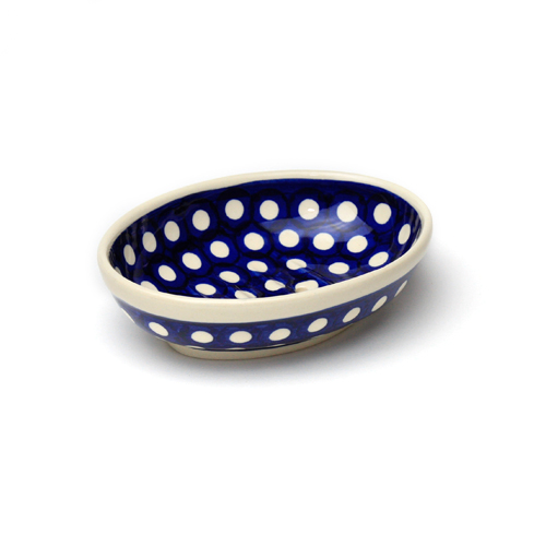 ポーリッシュポタリー①石鹸皿②鳥置物③調味料入れ（塩・胡椒）④小皿　新品　セット ポーリッシュポタリー ①石鹸皿②鳥置物③調味料入れ（塩・胡椒）新品