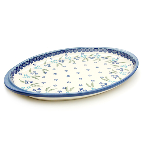 ポーランド陶器　オーバル大皿