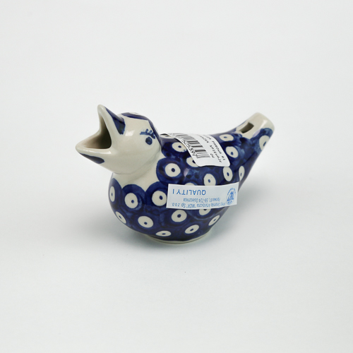 ポーランド陶器　歌うことり