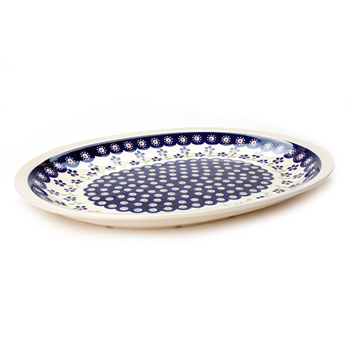 ポーランド陶器　オーバル大皿