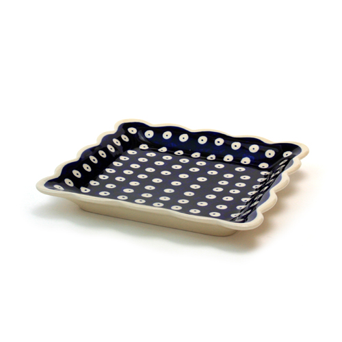 ポーランド陶器　スクエアプレート