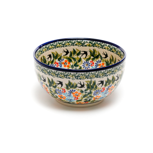 ポーランド陶器　ヌードルボウル