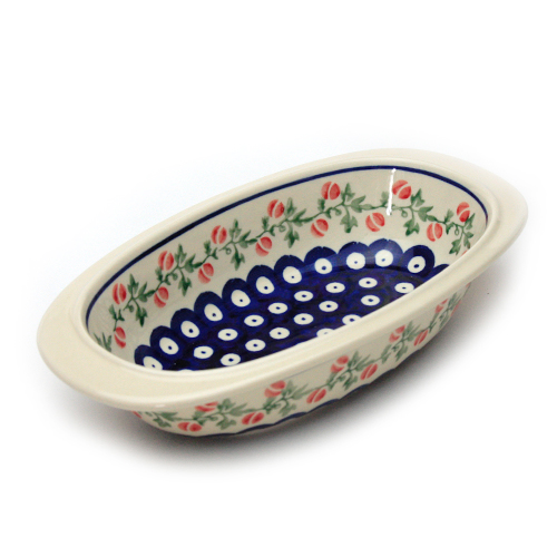 ポーランド陶器　オーブン皿・オーバル・小