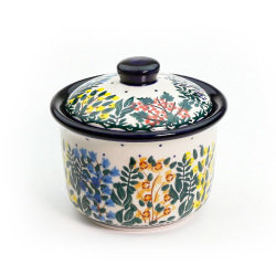 シュガーポット ポーリッシュポタリー ポーランド食器