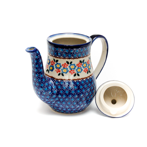 ポーランド陶器　ポット0.7L