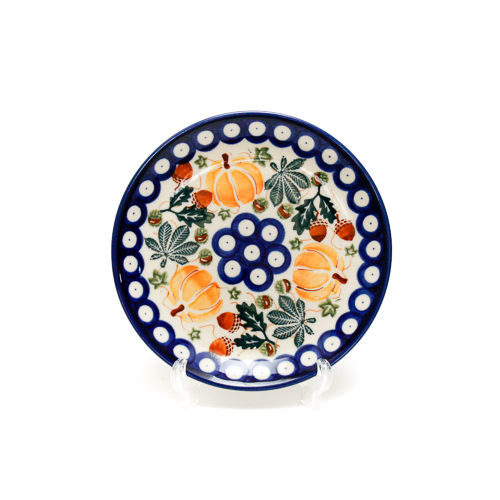 ポーランド陶器　平皿φ16cm