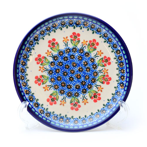 ポーランド陶器　プレートφ19cm