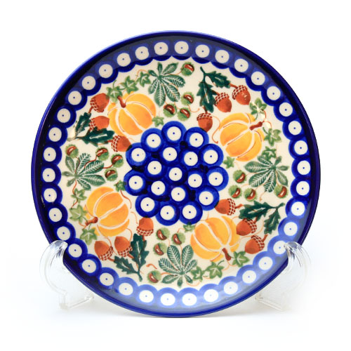 ポーランド陶器　プレートφ19cm