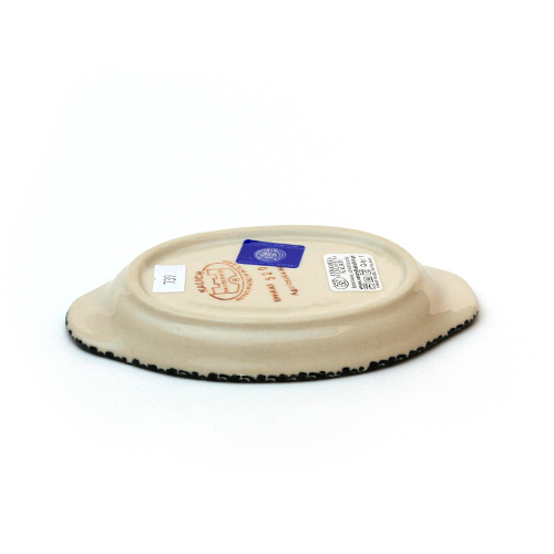 ポーランド陶器　オーバルディッシュ