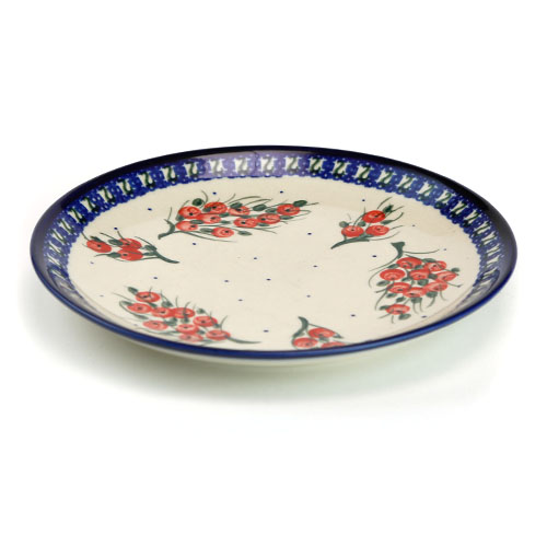 ポーランド陶器　平皿φ19cm