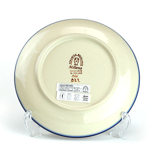 ポーランド陶器　平皿φ19cm