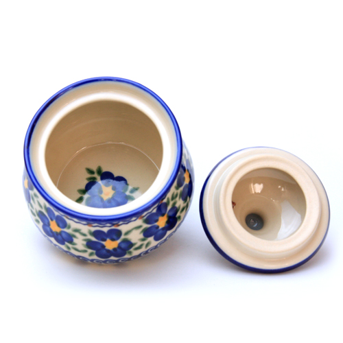 ポーランド陶器　シュガーポット