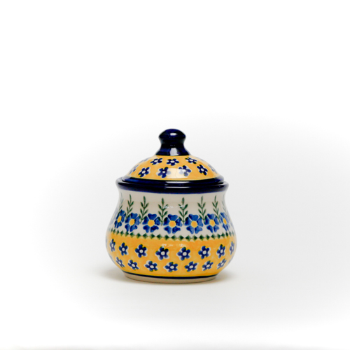Polish Pottery - 【メイ】ポーリッシュポタリー　ポーランド食器　ハニーポット　シュガーポット ポーリッシュポタリー ポーランド 食器 陶器 シュガーポット