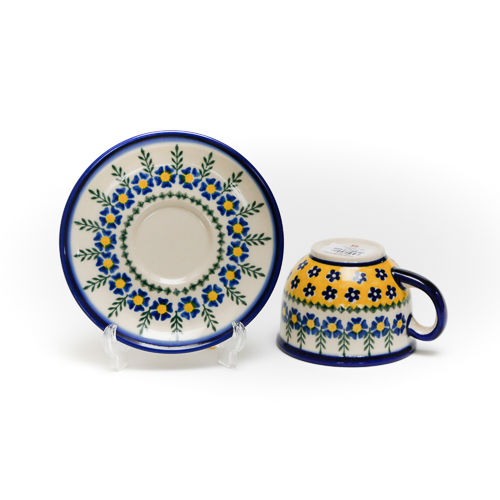 ポーランド陶器　カップ＆ソーサー