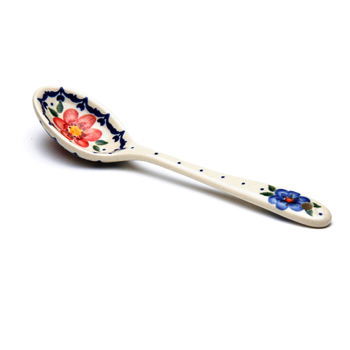 ポーリッシュ陶磁器スプーン ティーバックレスト ティーバッグトレイ−ポーリッシュポタリー(ポーランド食器)
