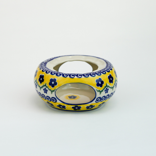 ポーランド陶器　ポットウォーマー・小