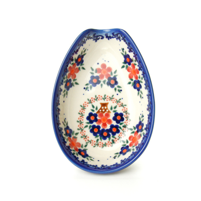 ポーランド陶器　スプーンレスト