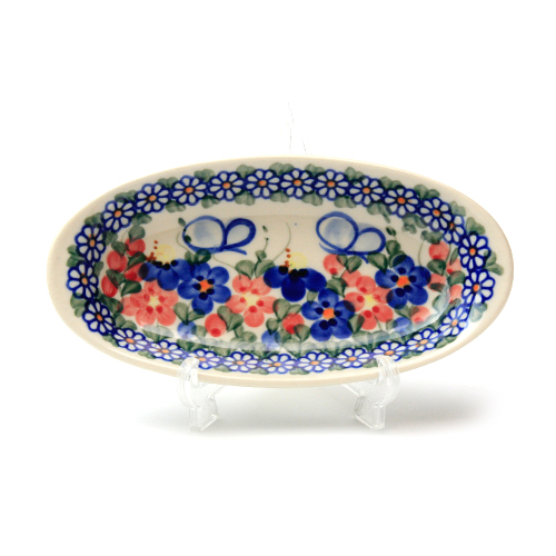 ポーランド陶器　オーバルL