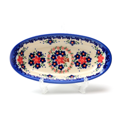 ポーランド陶器　オーバルL