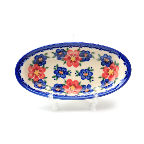 ポーランド陶器　オーバルL