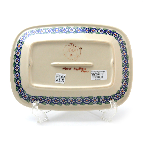 長方形盛皿Sポーリッシュポタリー(ポーランド食器)