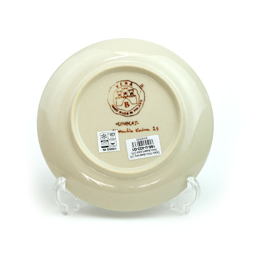 ポーランド陶器　平皿φ19cm