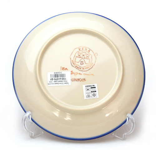 ポーランド陶器　プレートφ19cm