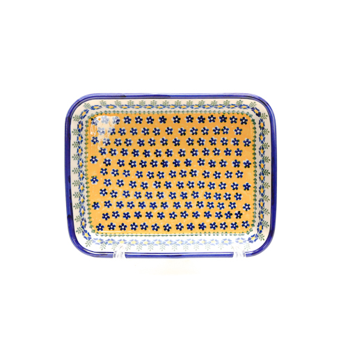 ポーランド陶器　オーブン皿・スクエア・大