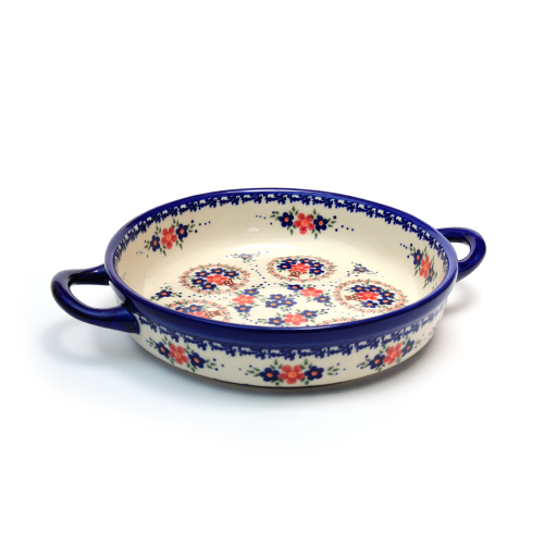 ポーランド陶器　オーブン皿