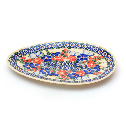 ポーランド陶器　エッグプレート