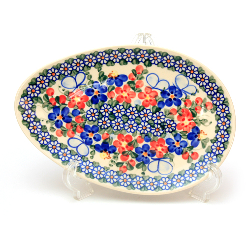 ポーランド陶器　エッグプレート