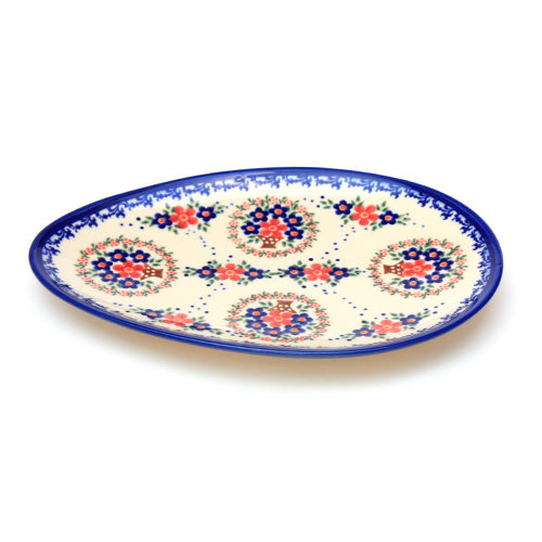 ポーランド陶器　エッグプレート