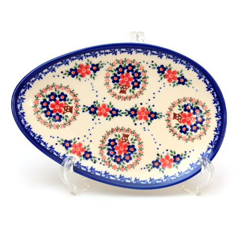 ポーランド陶器　エッグプレート