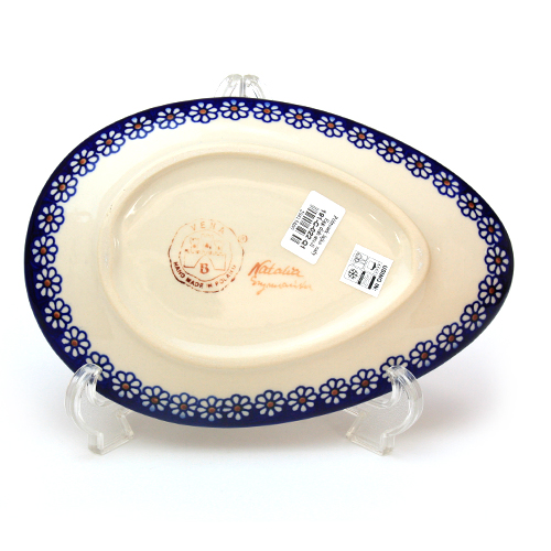 ポーランド陶器　エッグプレート