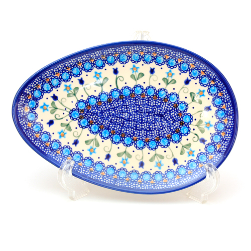 ポーランド陶器　エッグプレート