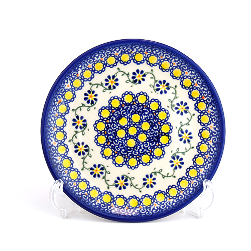 ポーランド陶器　平皿φ17cm